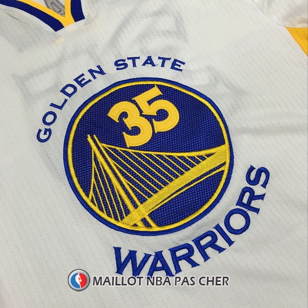 Maillot Authentique Manche Courte Golden State Warriors Duarant 35 Blanc